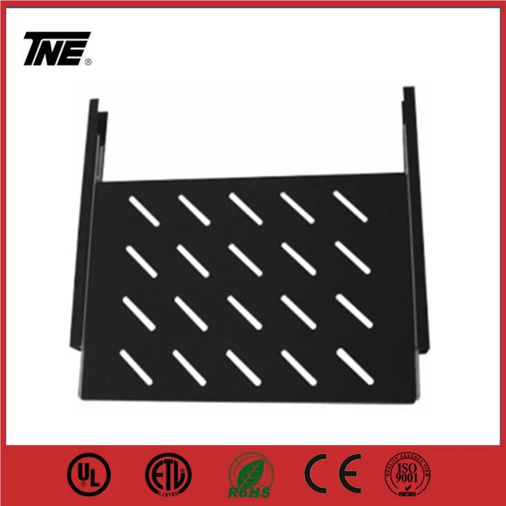 1U 4 Points Fixed 19 Rack Sliding Shelf